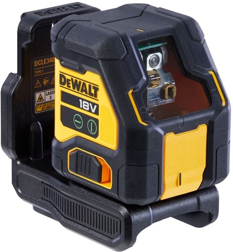 Dewalt dcle34021n-xj accu kruislijnlaser groen 18v xr zonder accu's en lader in t-stak - dcle34021n-xj
