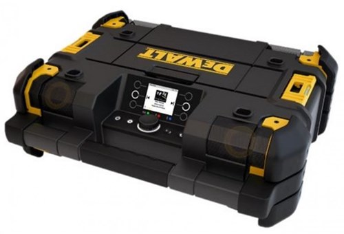 Dewalt dwst1-81078 tstak accu radio 18v xr dab+ fm bluetooth | zonder accu's en lader - dwst1-81078-qw