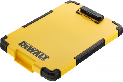 Dewalt tstak serie - klemplaat met led - 180° verlichting - opbergvak - gum rubberen hoeken