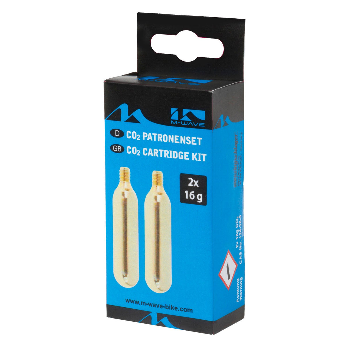 Messingschlager m-wave co2-ammo patronen (2 stuks 16 gr.)