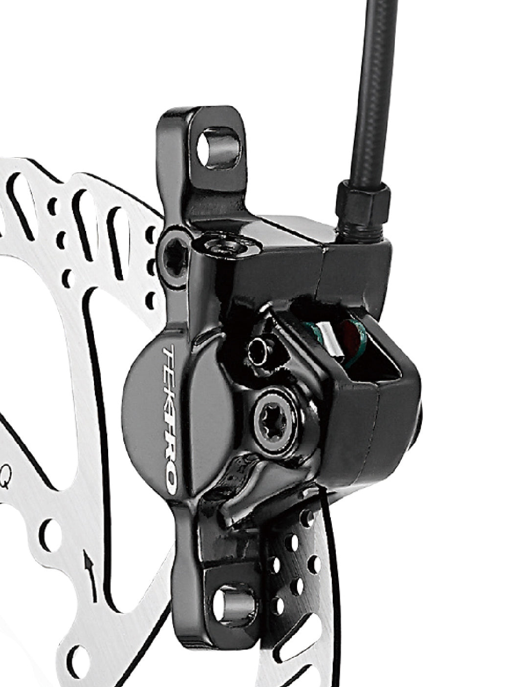 Buzaglo tektro hd6.x schijfrem hydraulisch remklauw zwart voor hd-m285
