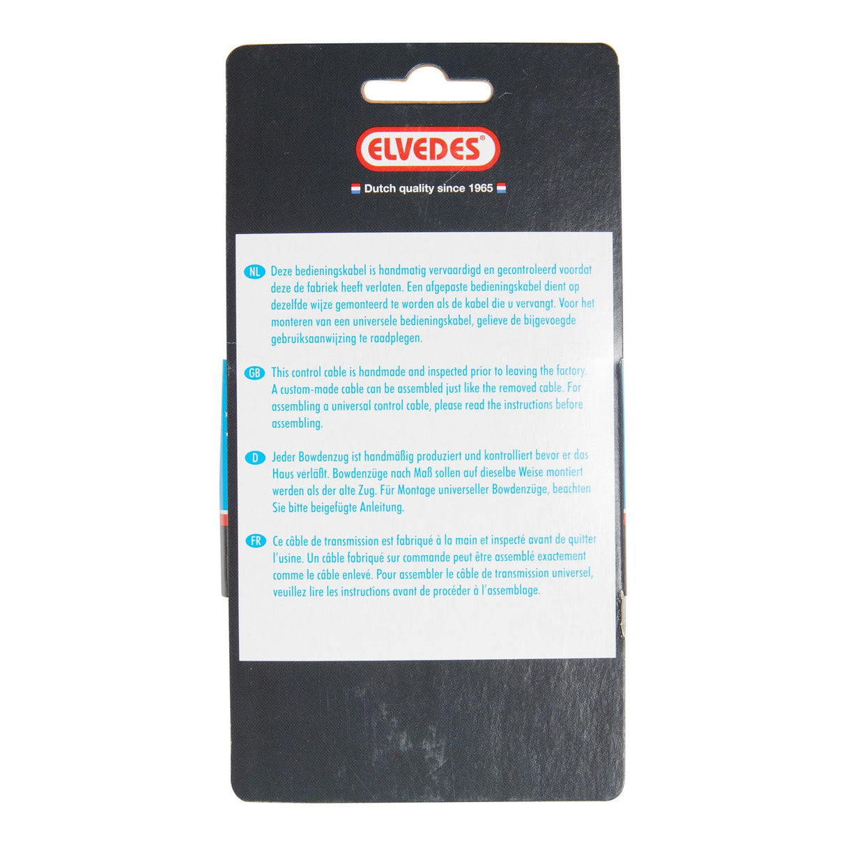 Voor remkabel nexus rollerbrake cpl. zilver 6284