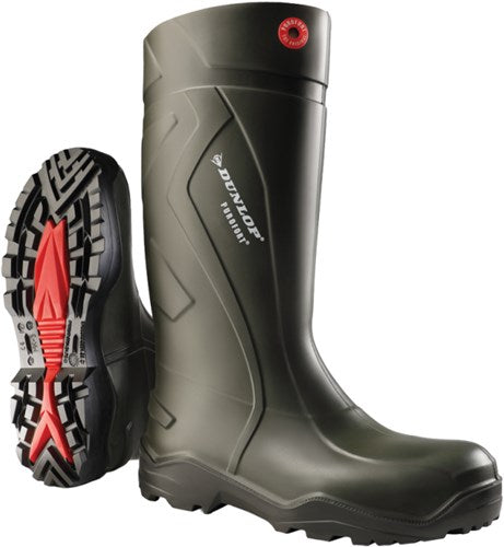 Dunlop d760933 purofort+ (onbeveiligd) groen - maat 44 - 15.032.043.44