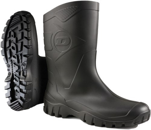 Dunlop dee calf blauw zwart kuitlaars pvc zwart 1819 - maat 43 - 00.036.005.43