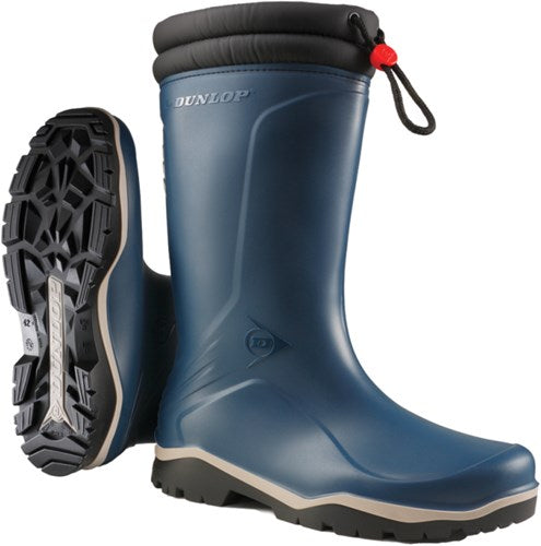 Dunlop k454061 blizzard gevoerde winterlaars pvc blauw - maat 36 - 15.032.075.36
