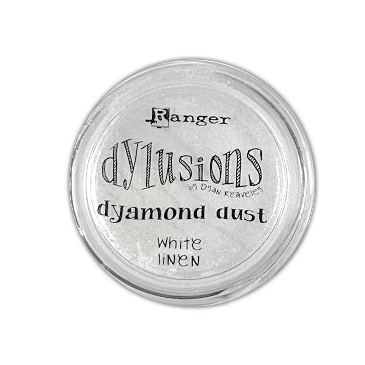 Ranger ink ranger • dylusions dyamond dust white linen