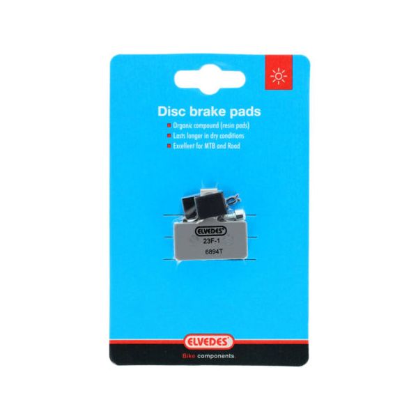 Elvedes cable systems bv schijfremblokset elvedes - shimano - organische compound (resin) - 1 paar