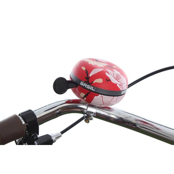 Basil Magnolia - fietsbel - 80 mm poppy red