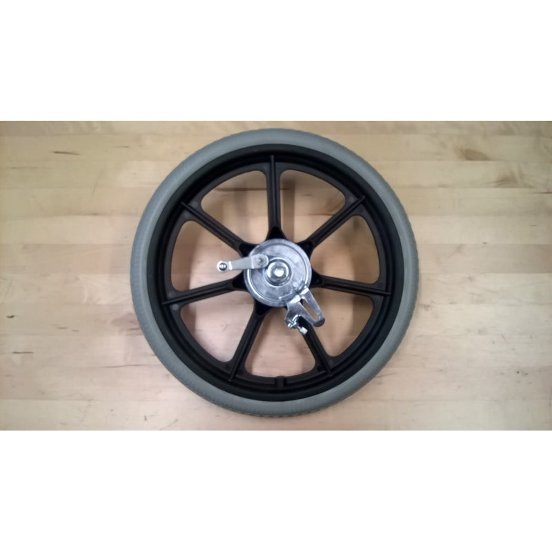 Tyre esla complete front wheel 16 solid