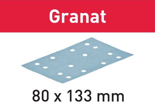 Festool accessoires granat stf 80x133 p80 gr 10 schuurstroken | 497128