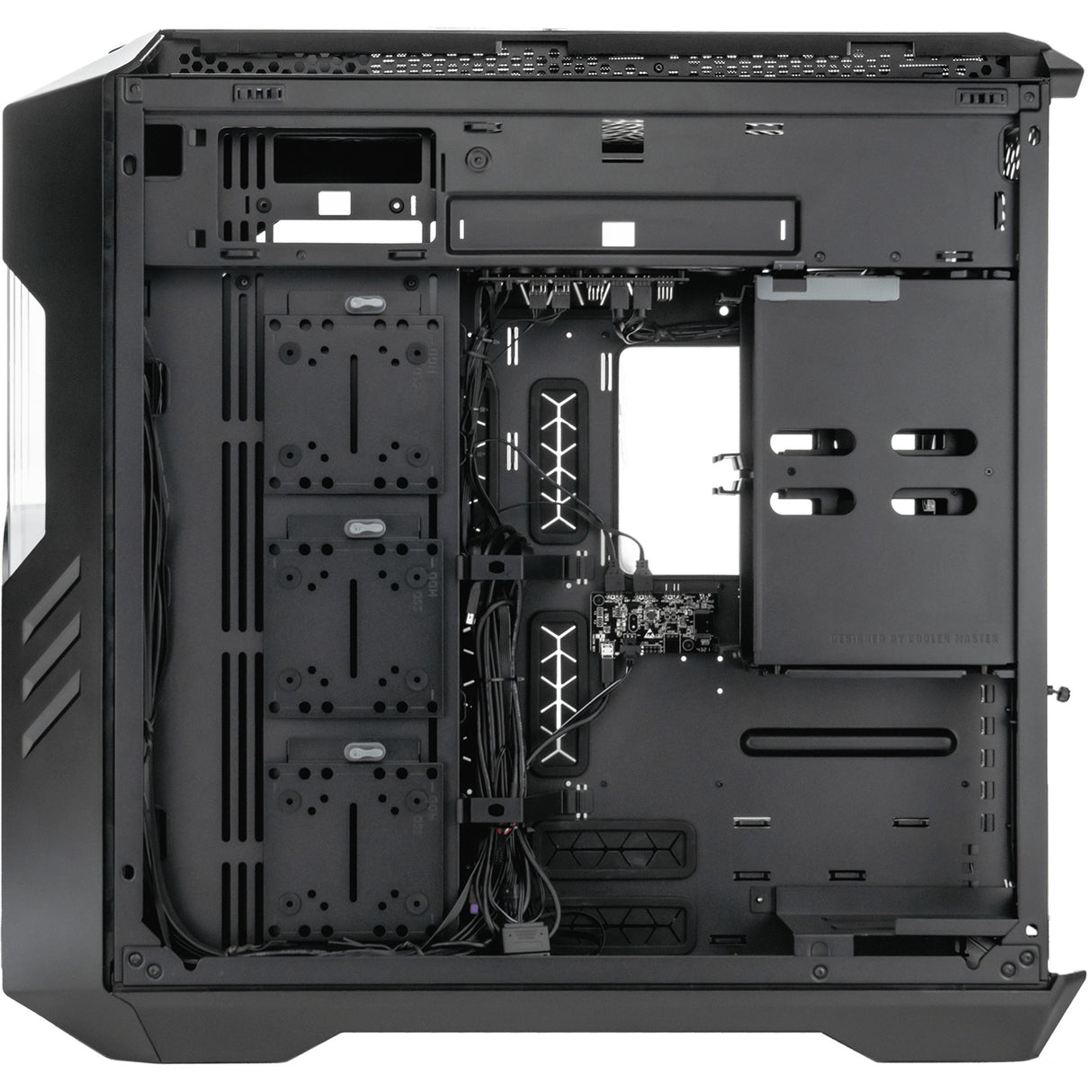 Cooler master haf 700 evo big tower behuizing (grijs | 4x usb-a | 1x usb-c | rgb | tempered glass)