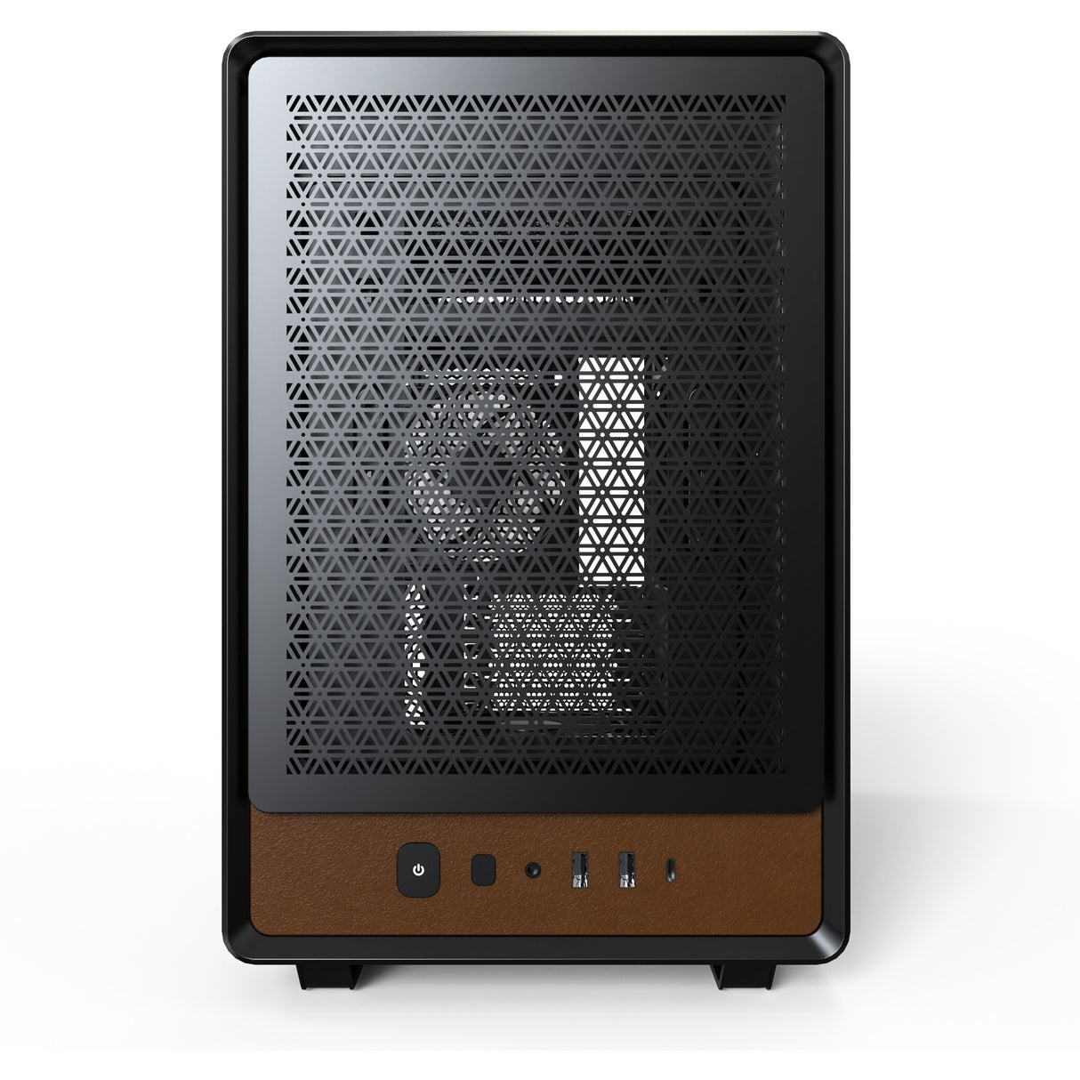 Montech heritage pro midi tower behuizing (zwart beige | 2x usb-a | 1x usb-c)