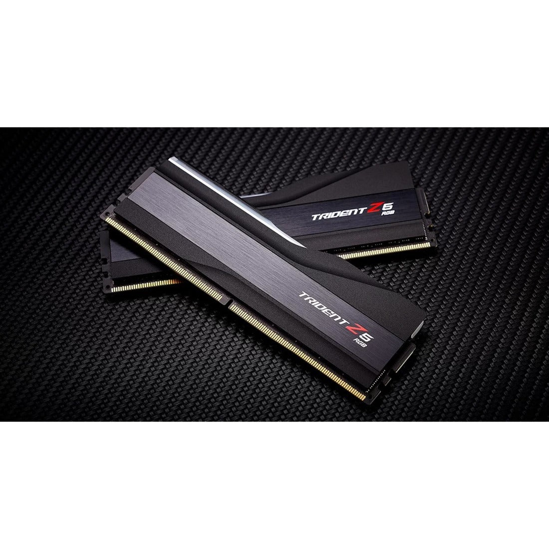 G.skill 32 gb ddr5-7600 (2x 16 gb) kit werkgeheugen (zwart, f5-7600j3646g16gx2-tz5rk, trident z5 rgb, xmp)