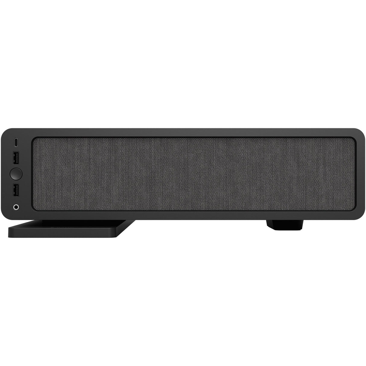 Fractal design ridge black mini tower behuizing (zwart | 2x usb-a | 1x usb-c)