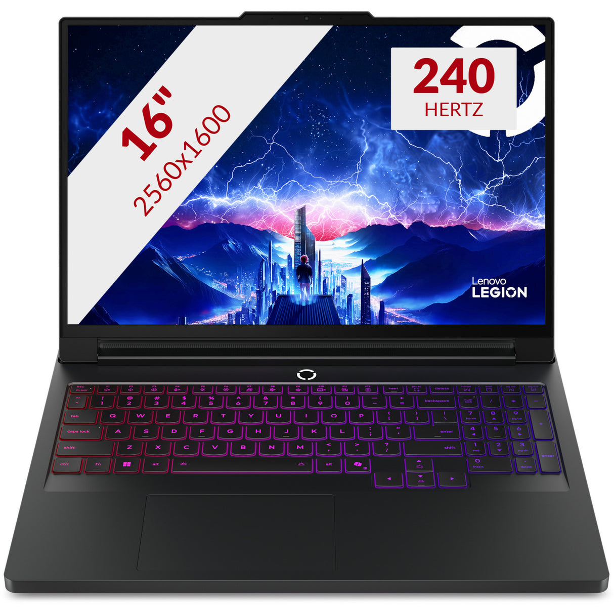 Lenovo legion pro 7 16iax10h (83f5006bmh) 16 copilot+ gaming laptop (zwart | core ultra 9 275hx | rtx 5090 | 64 gb | 2 tb ssd)