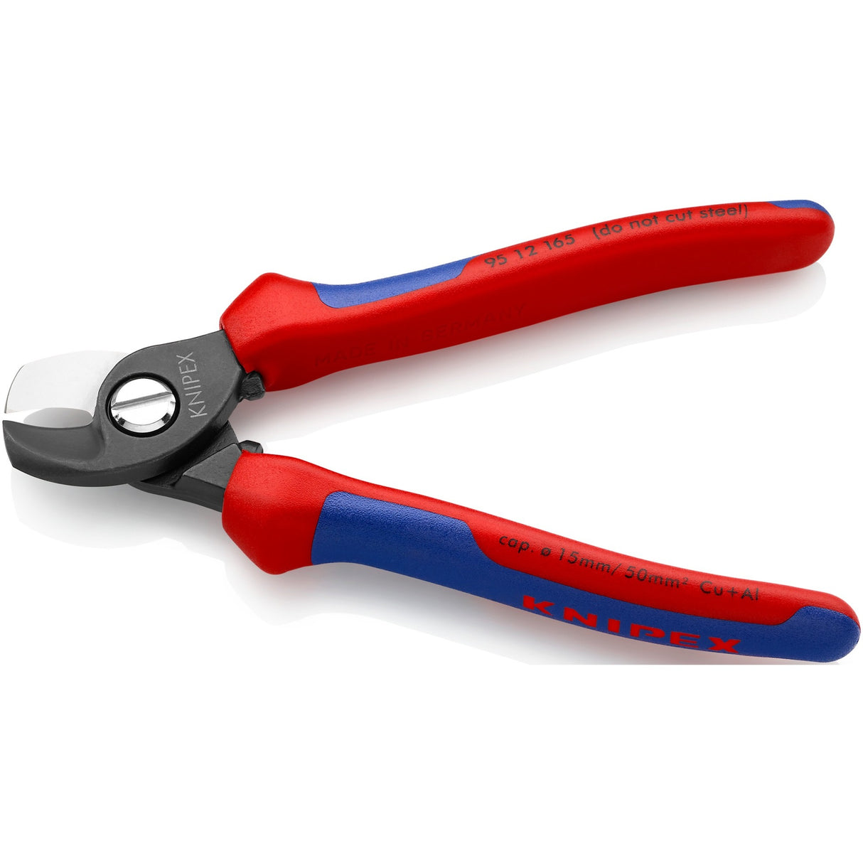 Knipex 95 12 165 kabelschaar voor koper en aluminium ø 15mm