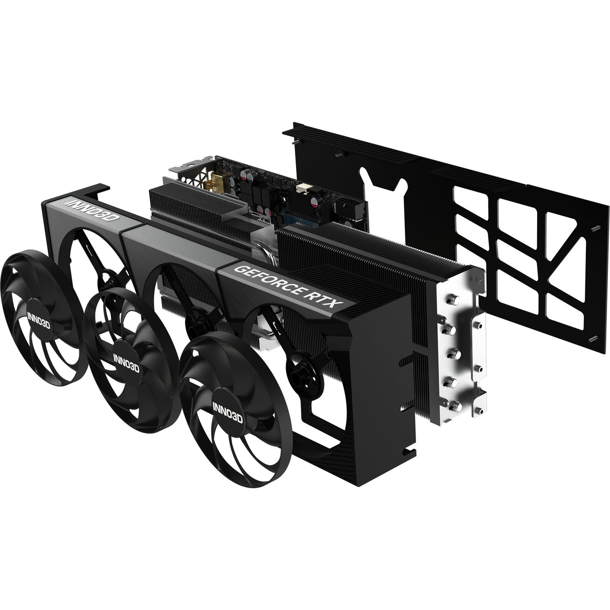 Inno3d geforce rtx 5080 x3 oc grafische kaart (dlss 4, 3x displayport, 1x hdmi 2.1)