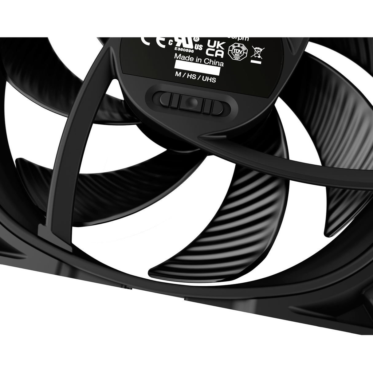 Be quiet! silent wings pro 4 pwm case fan (zwart, 120 x 120 x 25 mm)