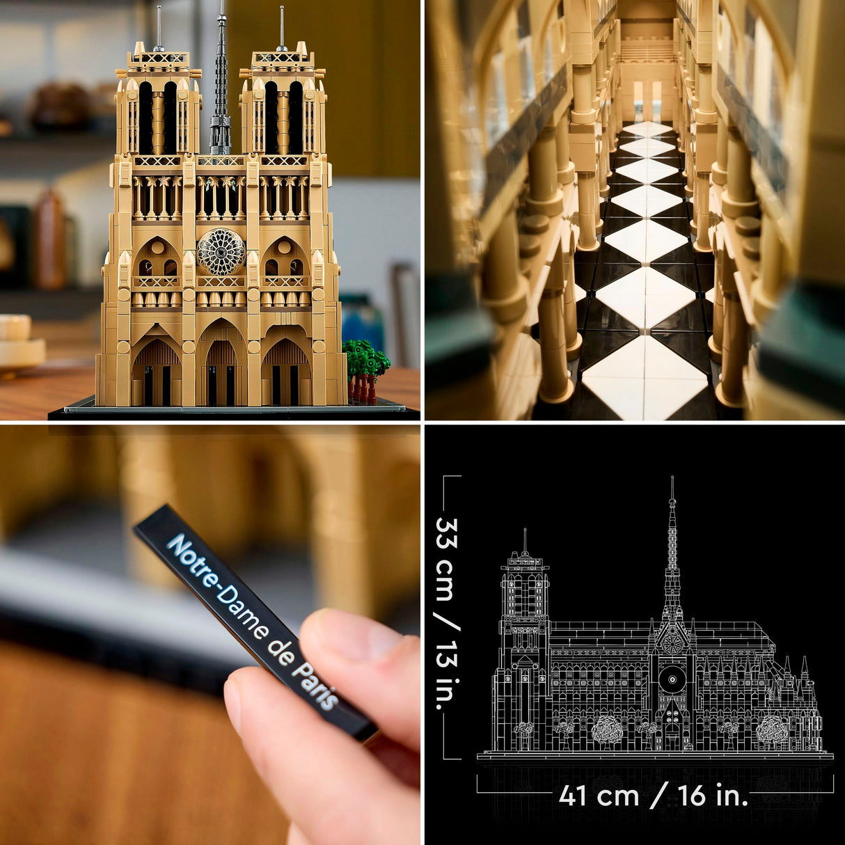 Lego architecture - notre-dame van parijs constructiespeelgoed (21061)