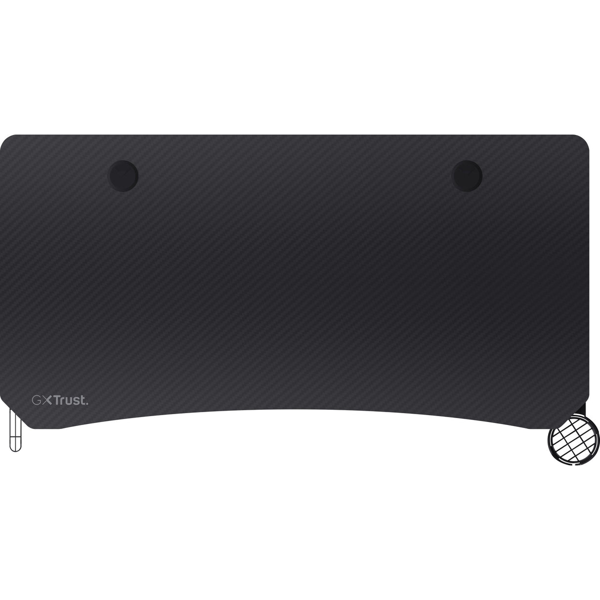 Trust gxt 712 dynamus gamingtafel gaming desk (zwart)