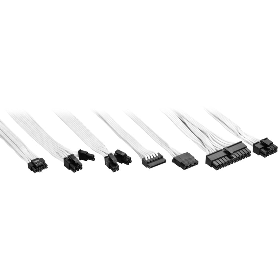 Sharkoon rebel p20 1200 white modulaire 1200 watt voeding (wit, 1x 12v-2x6, 4x pcie)