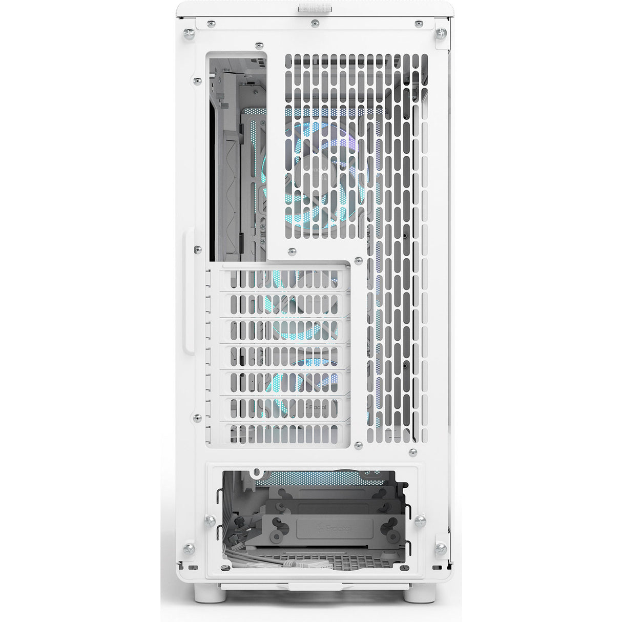 Fractal design epoch rgb midi tower behuizing (wit | 2x usb-a | 1x usb-c | rgb | tempered glass)