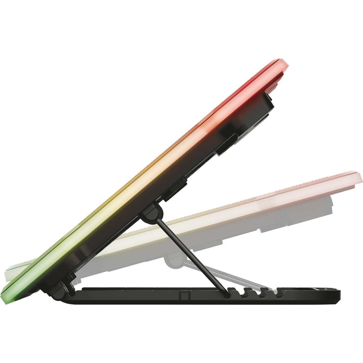 Trust gxt 1126 aura laptopkoeler (zwart, rgb)