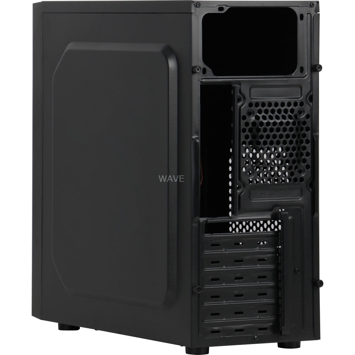 Inter-tech b-42 midi tower behuizing (zwart | 2x usb-a)