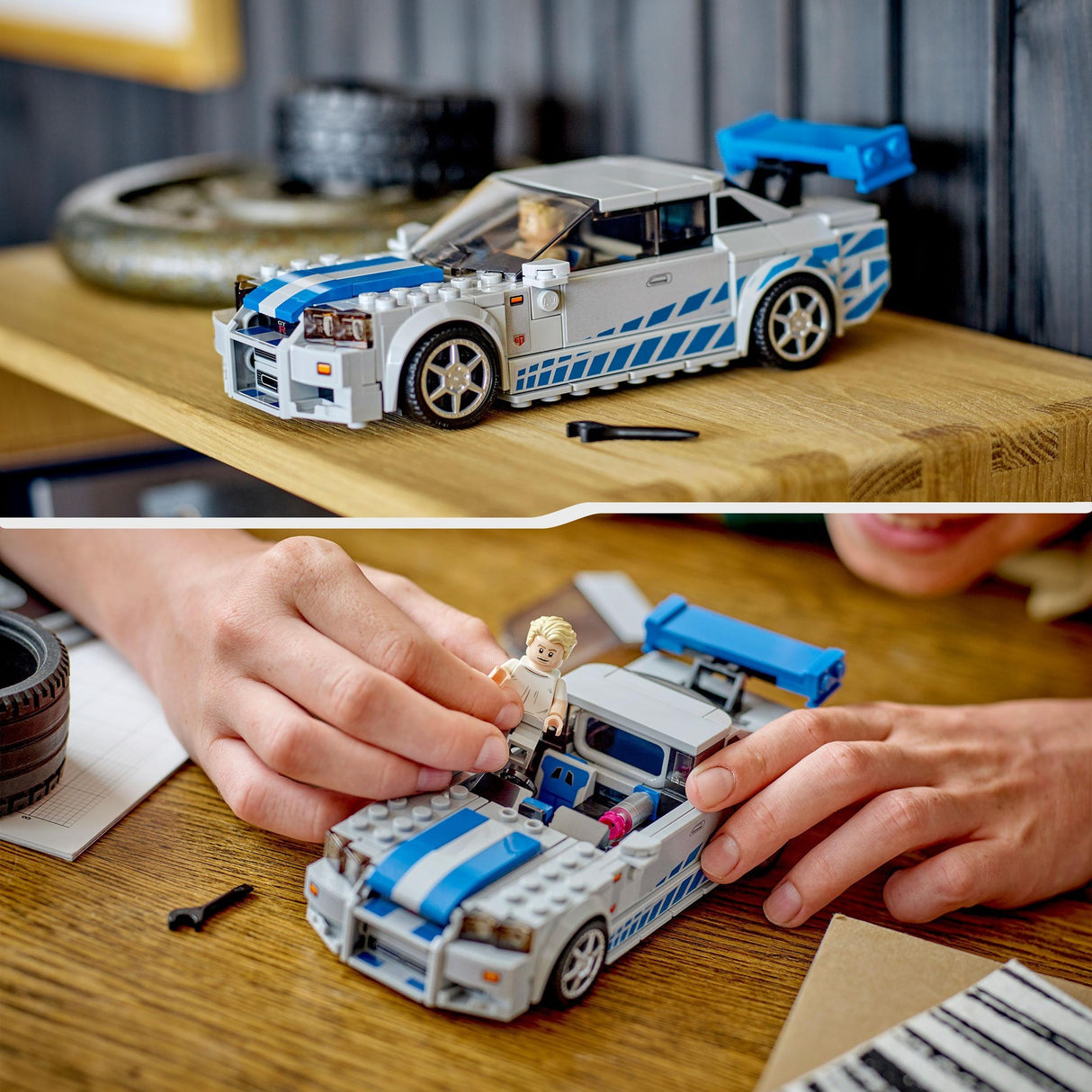 Lego speed champions nissan skyline gt-r (r34) - 76917