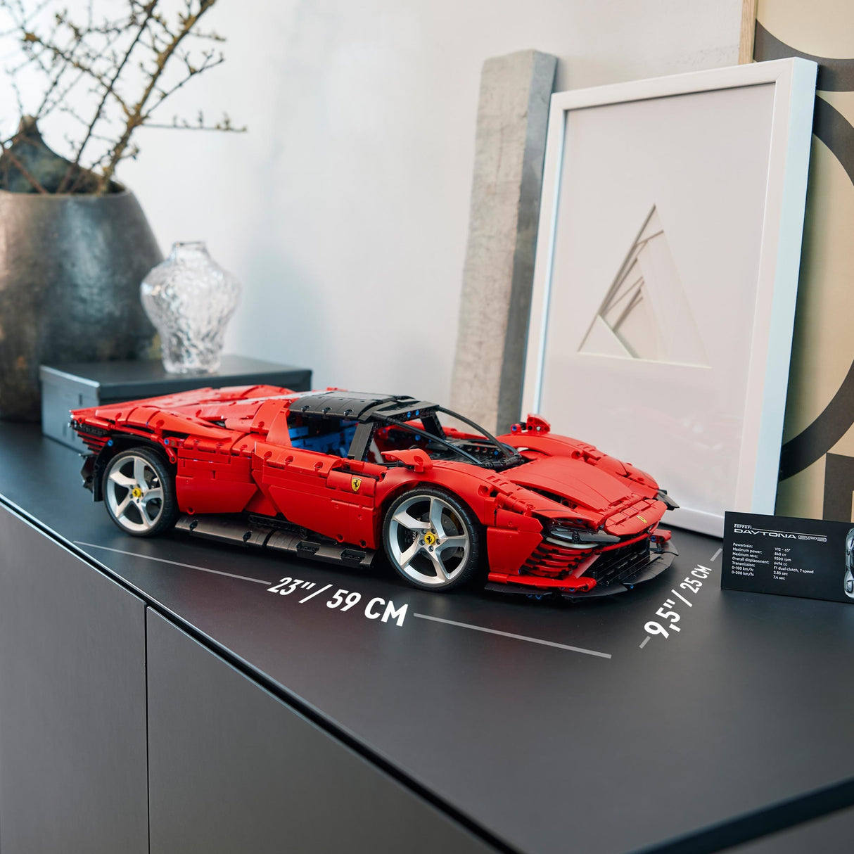 Lego technic ferrari daytona sp3 raceauto collectible voor volwassenen - 42143