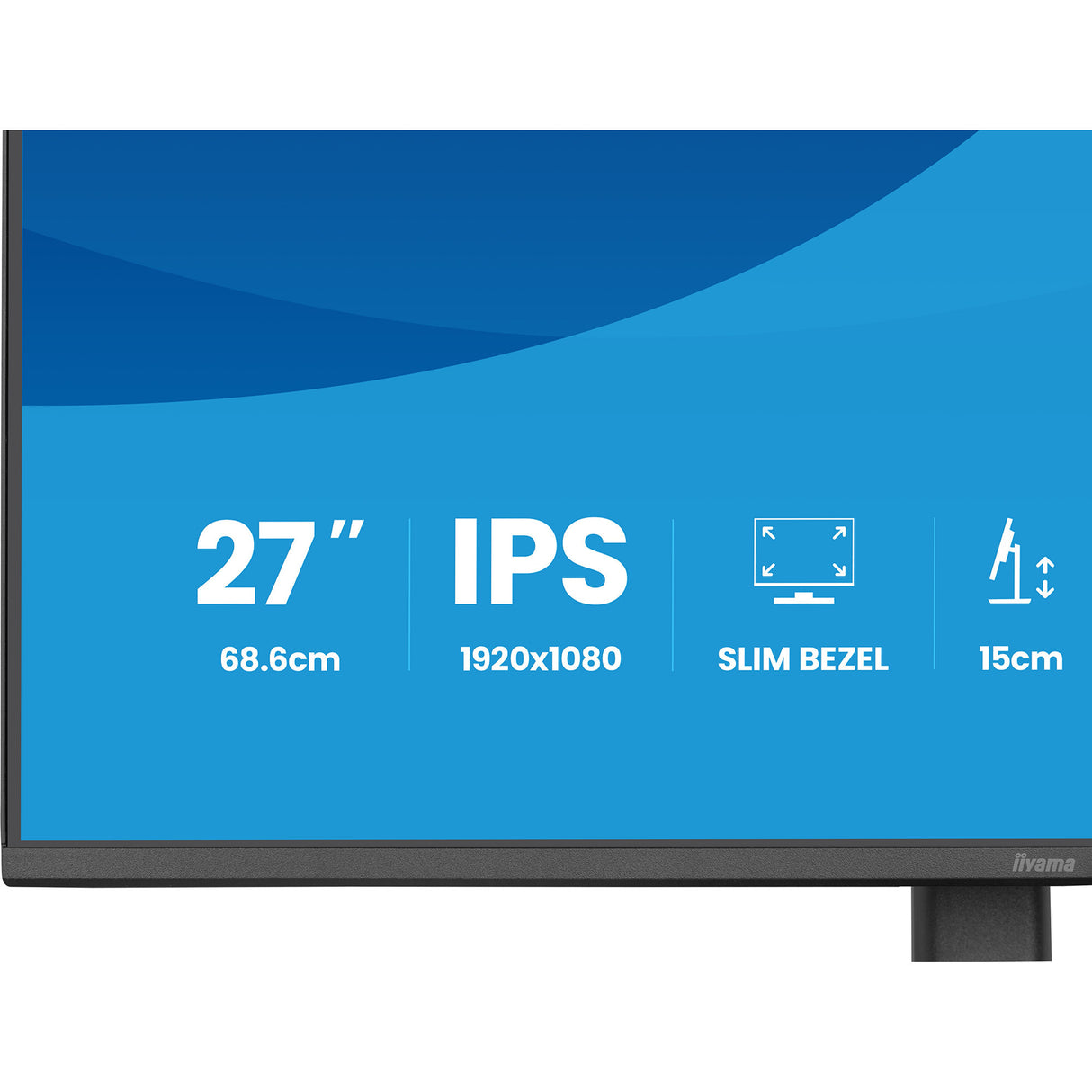 Iiyama prolite xb2793hsu-b1 27 monitor (zwart (mat), hdmi, displayport, 2x usb-a, usb-b)