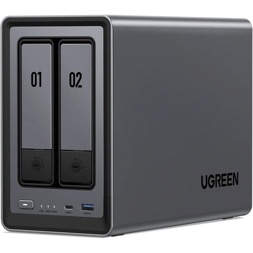 Ugreen nasync dxp2800 (grijs, 2,5gbe, hdmi, usb-c)