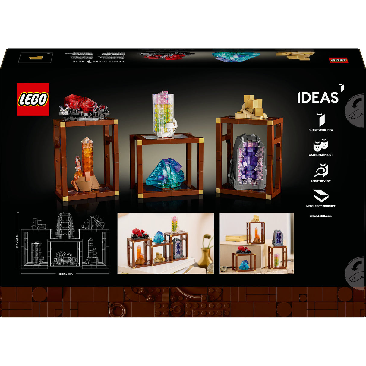 Lego ideas mineralenverzameling set - 21362