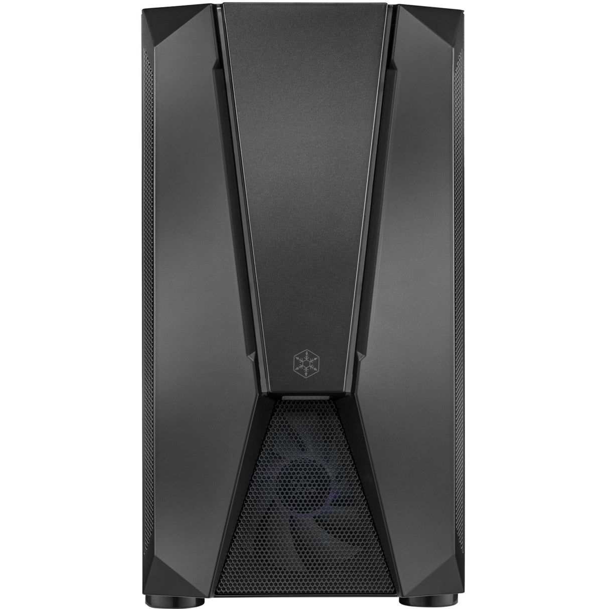 Silverstone sst-fav1mb-pro midi tower behuizing (zwart | 4x usb-a | rgb | window)