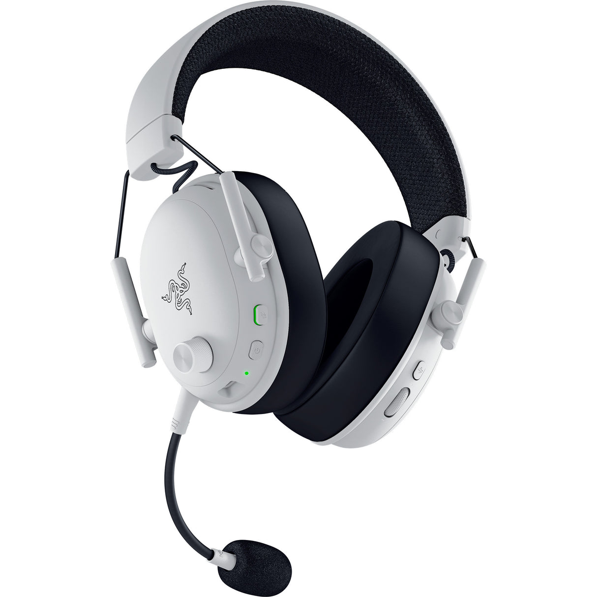 Razer blackshark v3 over-ear gaming headset (wit zwart, pc, playstation 4 en 5, bluetooth)