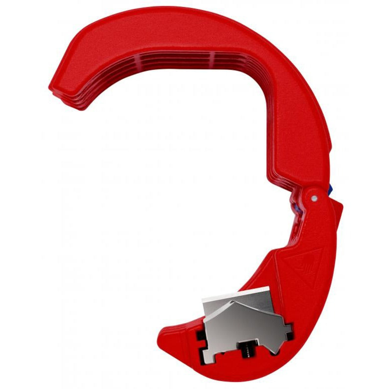 Knipex bix snijder voor kunststof pijpen en afdichtingshulzen 90 22 10 bk