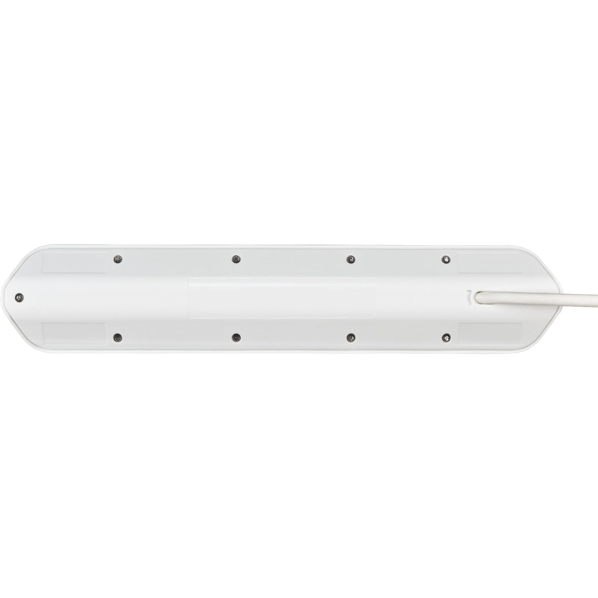 Brennenstuhl ®estilo hoekaansluitdoosstrook met usb laadfunctie 6-weg 4x beschermende contactdozen 2x euro zilver wit