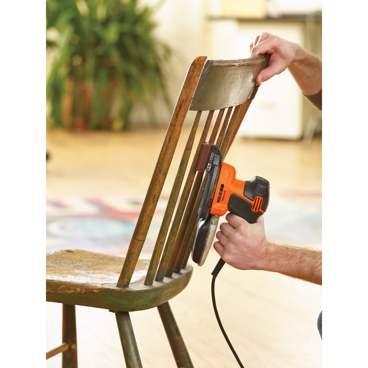 Black+decker schuurmachine mouse in koffer - ka2500k-qs