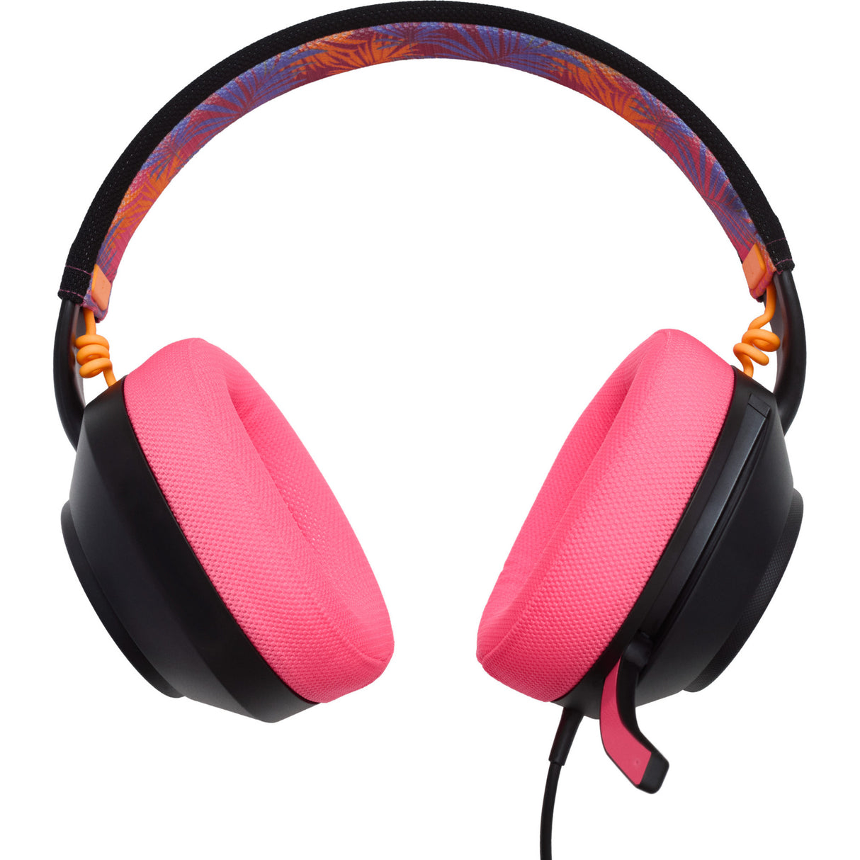 Powera lucidsound ls10 bedrade gamingheadset - middernachtelijke branding over-ear gaming headset (zwart roze, playstation 5, playstation 4, xbox series x|s, xbox one, pc, mobiel)