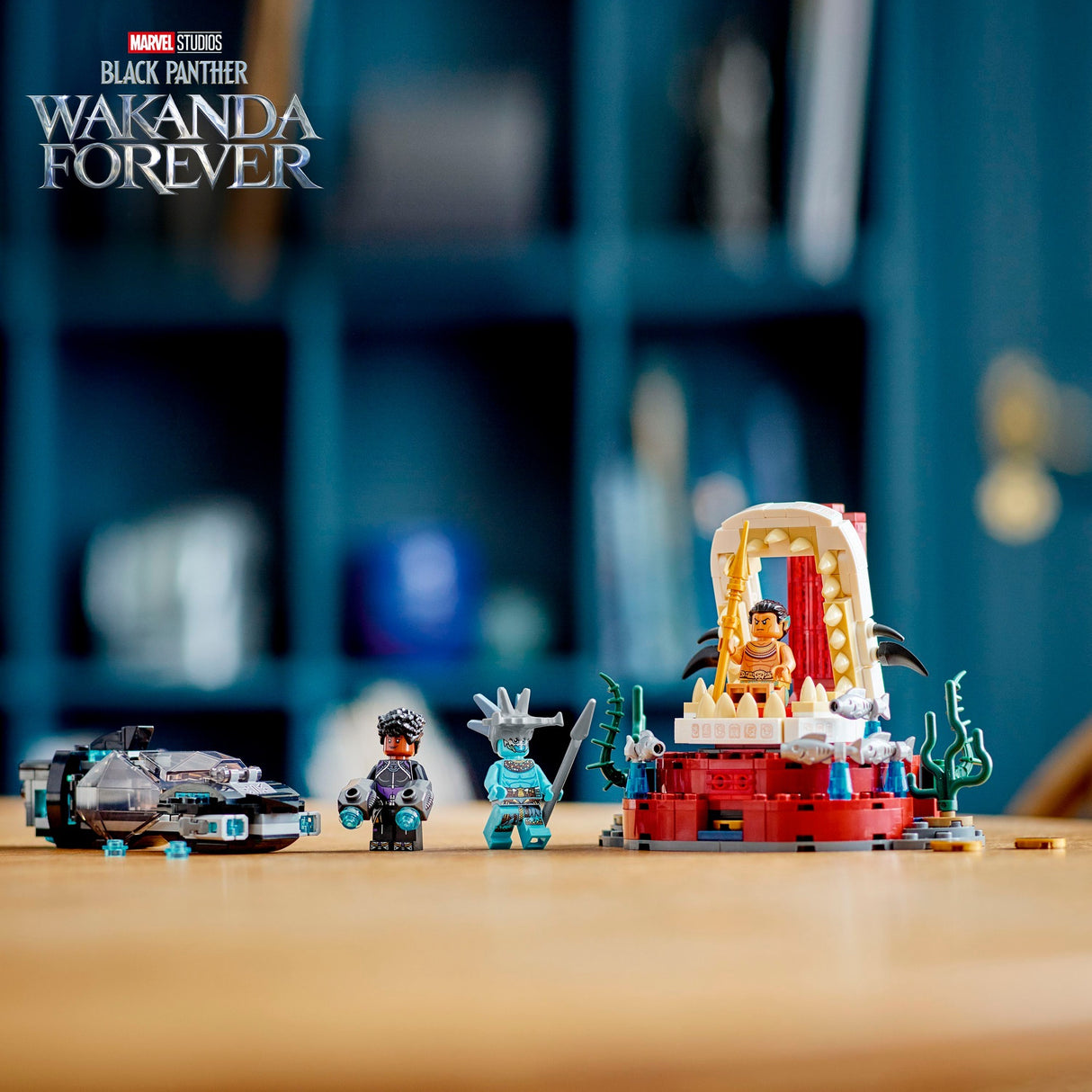 Lego marvel - koning namor’s troonzaal constructiespeelgoed (76213)