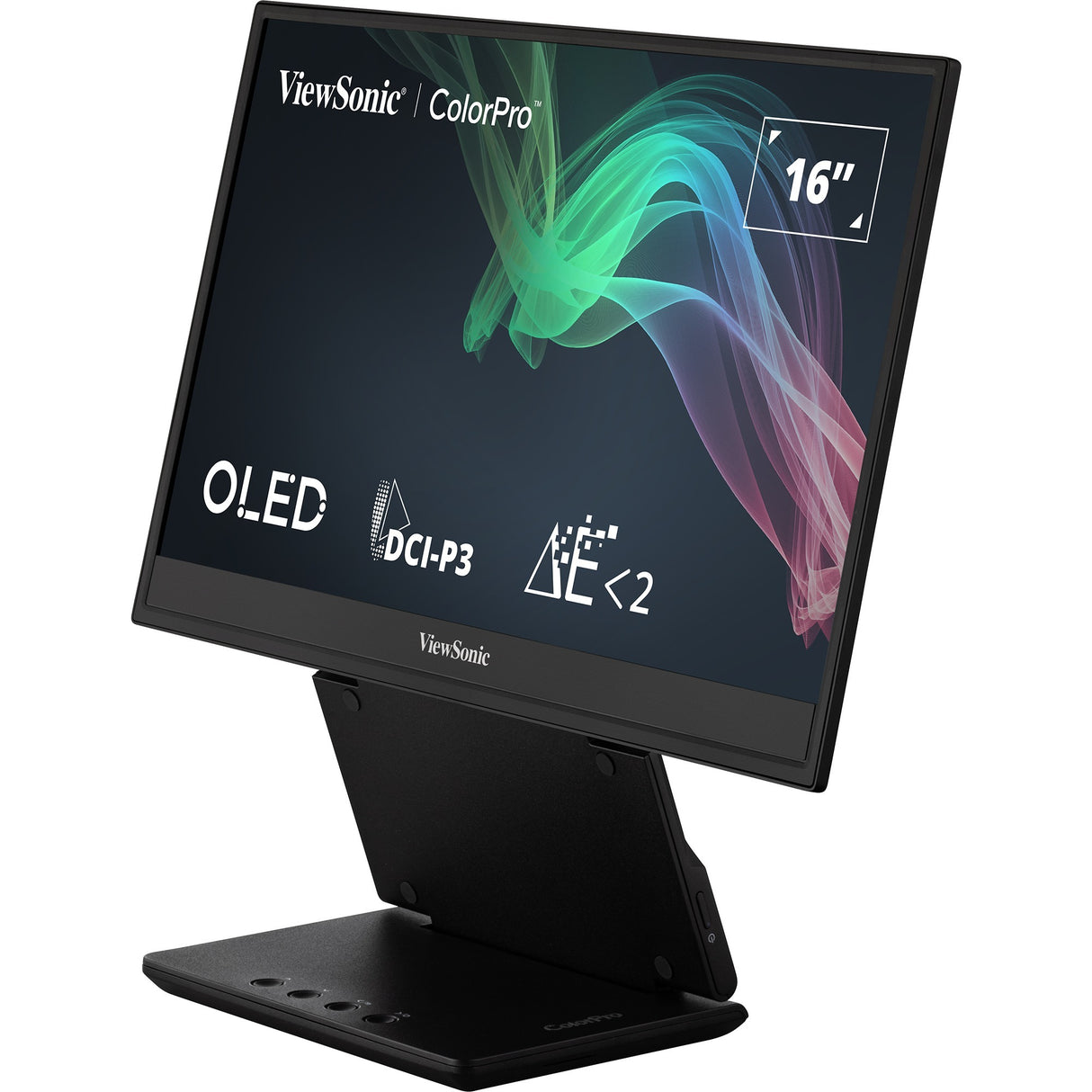 Viewsonic vp16-oled 16 monitor (zwart (mat), 1x micro-hdmi, usb-c, sound)