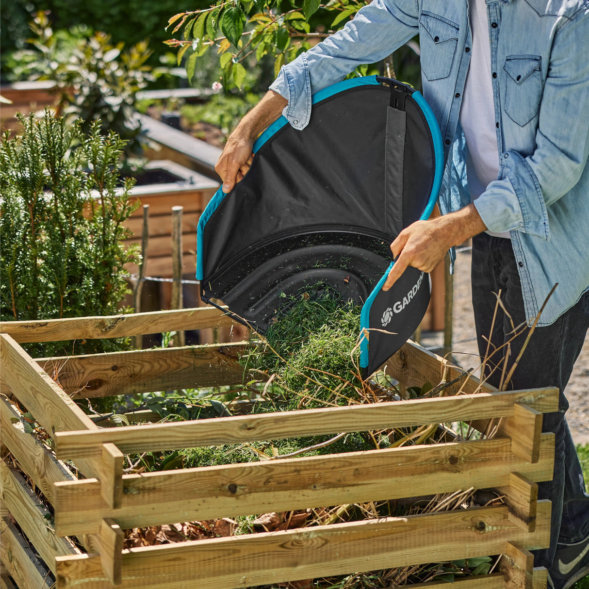 Gardena grasopvangbak voor kooimesmaaier