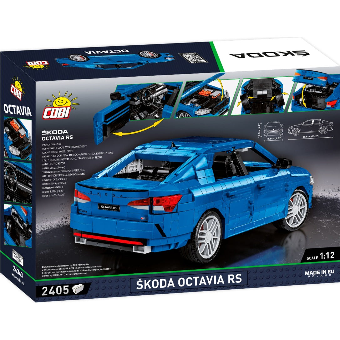 Cobi škoda octavia rs constructiespeelgoed (schaal 1:12)