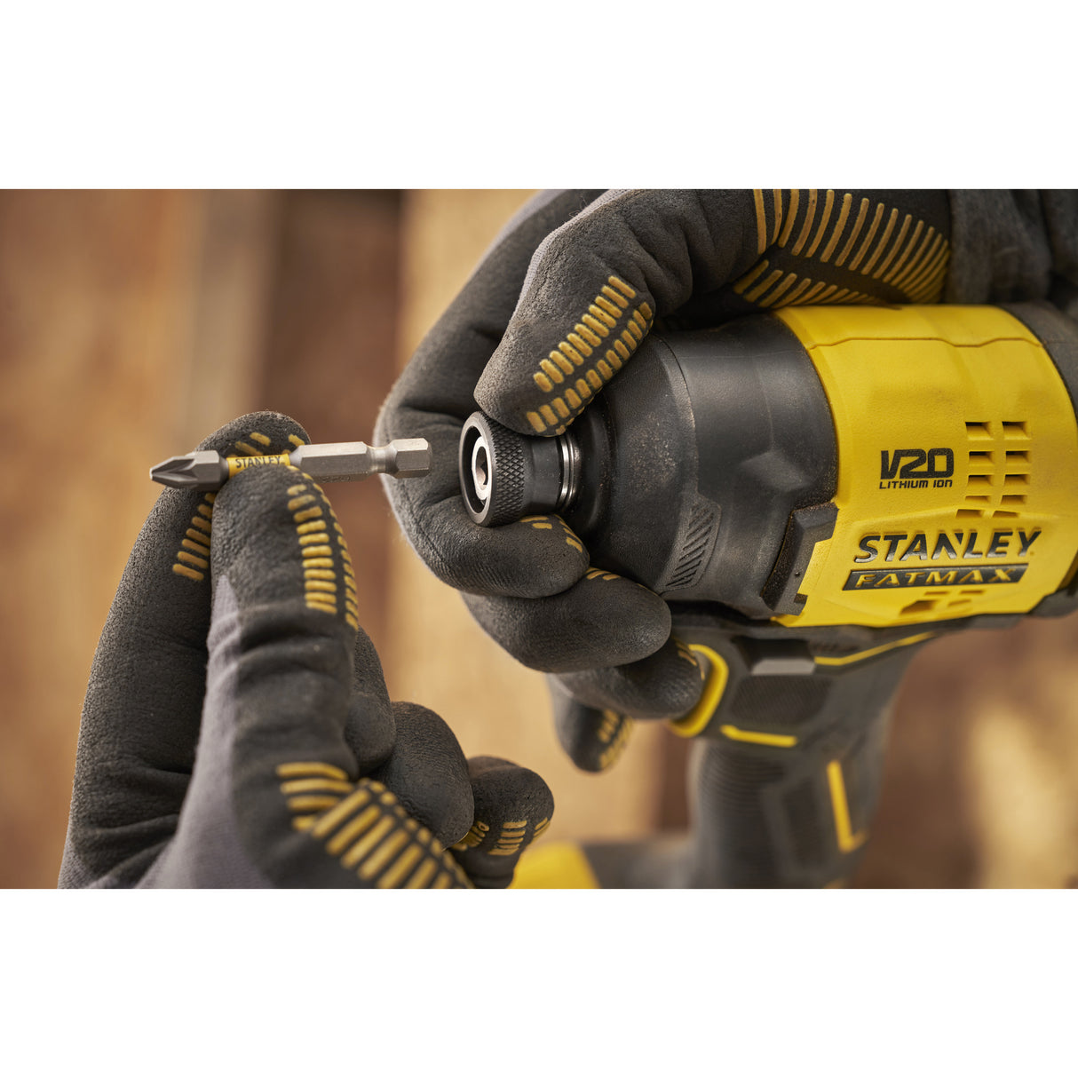 Stanley fatmax v20 18v slagschroevendraaier (zwart geel, accu en oplader niet inbegrepen)