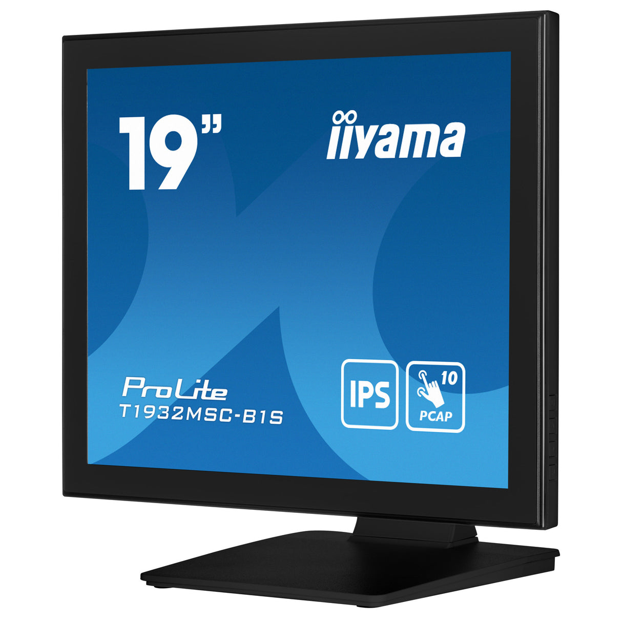 Iiyama prolite t1932msc-b2s 19 touchscreen monitor (zwart, vga, hdmi, displayport, audio, touchscreen)