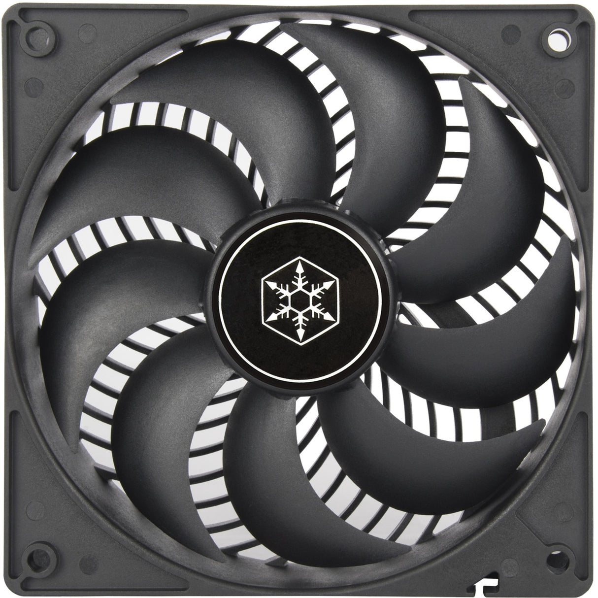 Silverstone air penetrator 120i case fan (zwart, 120 x 120 x 25 mm)
