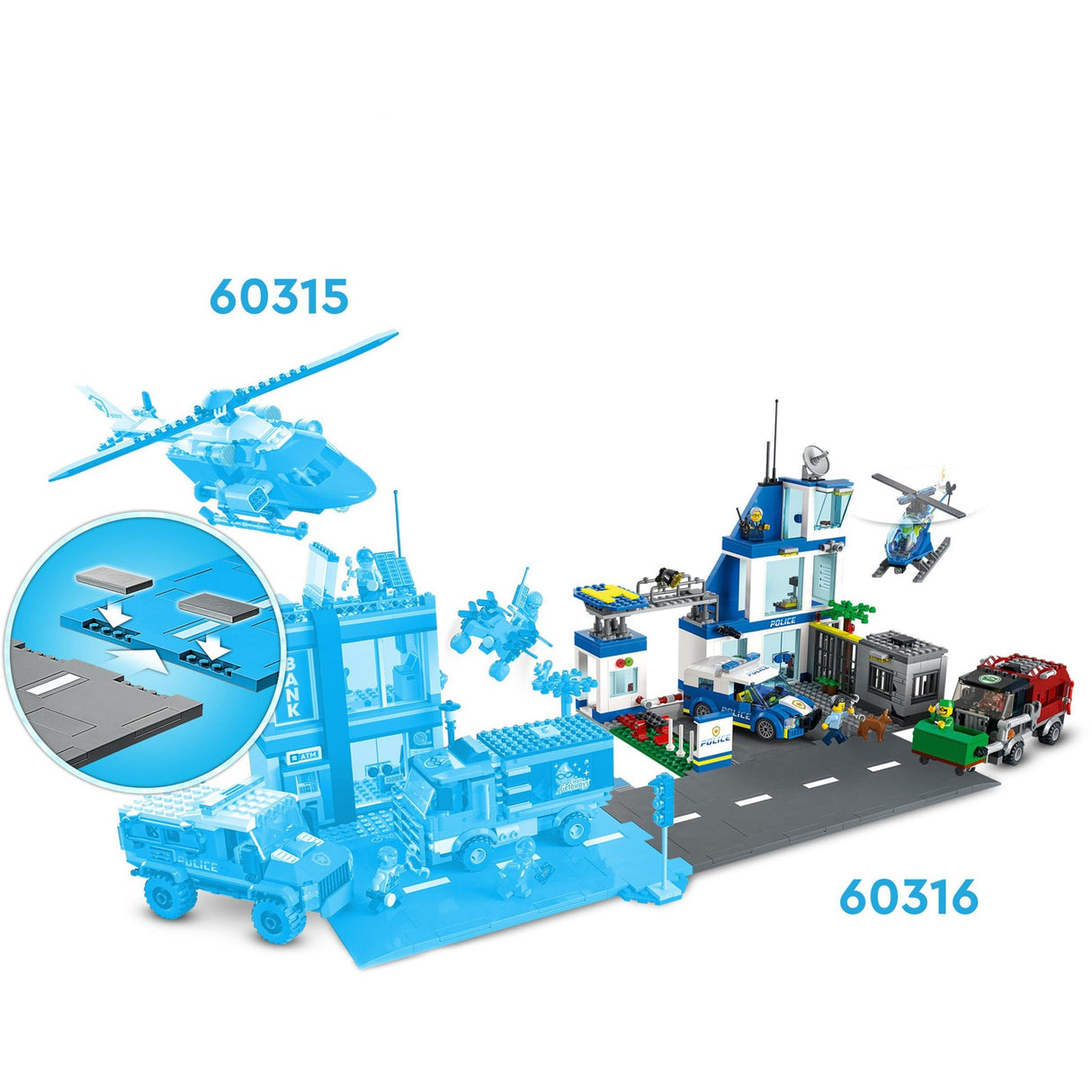Lego city politiestation - 60316