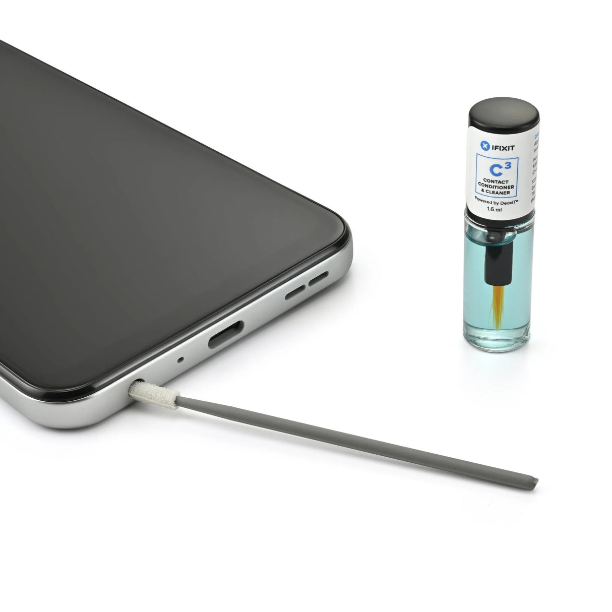 Ifixit precision cleaning kit gereedschapsset (zwart blauw)