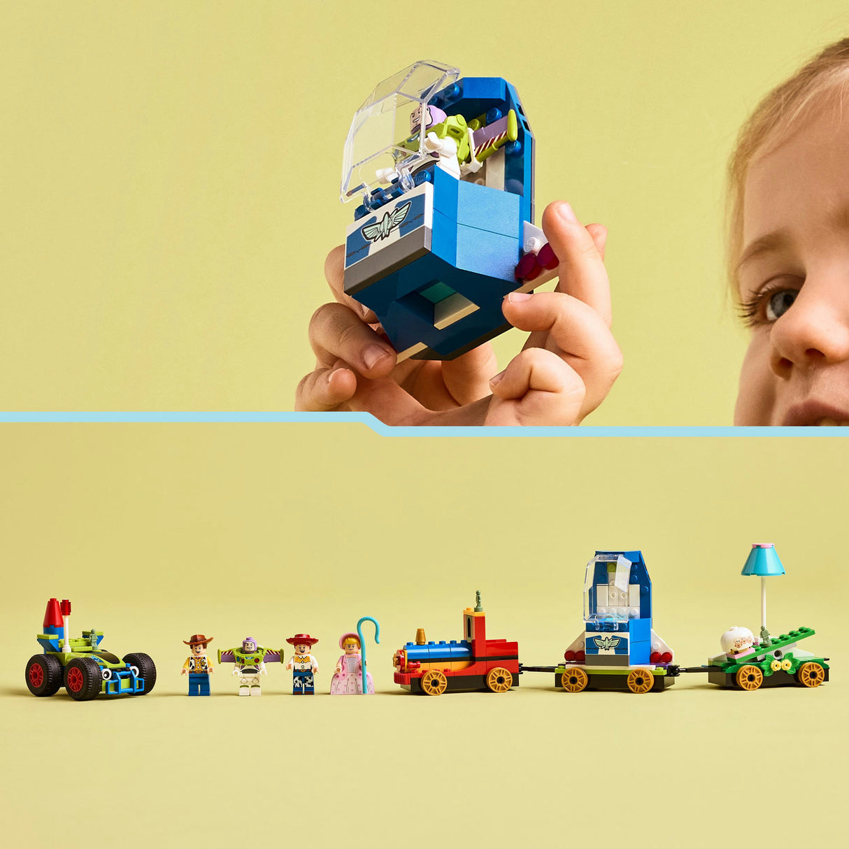 Lego disney en pixar's toy story feesttrein en rc auto set - 43264
