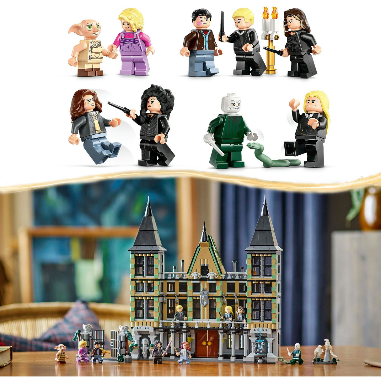 Lego harry potter - villa malfidus constructiespeelgoed (76453)